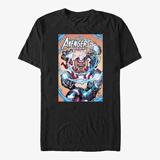 T-shirt Merch Marvel Avengers Classic - Avengers Edge of Infinity Men's T-Shirt Black