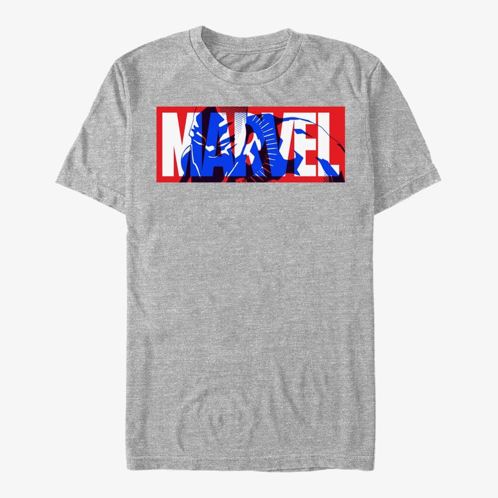T-shirts Merch Marvel - Prince Logo Men's T-Shirt Heather Grey
