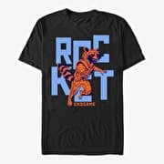 Merch Marvel Avengers: Endgame - Text Pop Rocket Men's T-Shirt Black