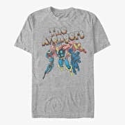 Merch Marvel Avengers Classic - AVENGERS Men's T-Shirt Heather Grey