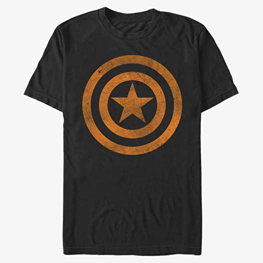 Tričko Merch Marvel Avengers Classic - Capn Orange Men's T-Shirt Black