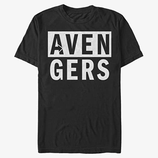 T-shirt Merch Marvel Avengers Classic - AVENGERS Icon Men's T-Shirt Black