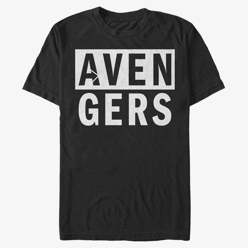 T-shirts Merch Marvel Avengers Classic - AVENGERS Icon Men's T-Shirt Black