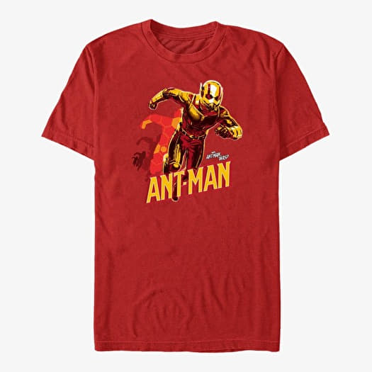T-shirt Merch Marvel Ant-Man & The Wasp: Movie - Ant-Man Transform Men's T-Shirt Red