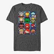 Merch Marvel Avengers Classic - Kawaii Boxes Men's T-Shirt Dark Heather Grey