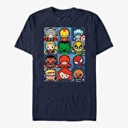 Merch Marvel Avengers Classic - Kawaii Boxes Men's T-Shirt Navy Blue