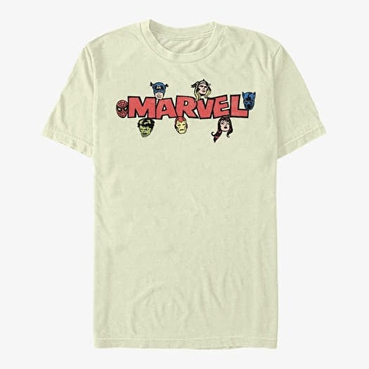 T-shirt Merch Marvel Avengers Classic - VINTAGE LOGO Men's T-Shirt Natural