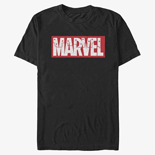 T-shirt Merch Marvel - Marvel Skyline Men's T-Shirt Black