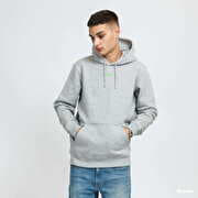 Queens Basic Hoodie melange šedá