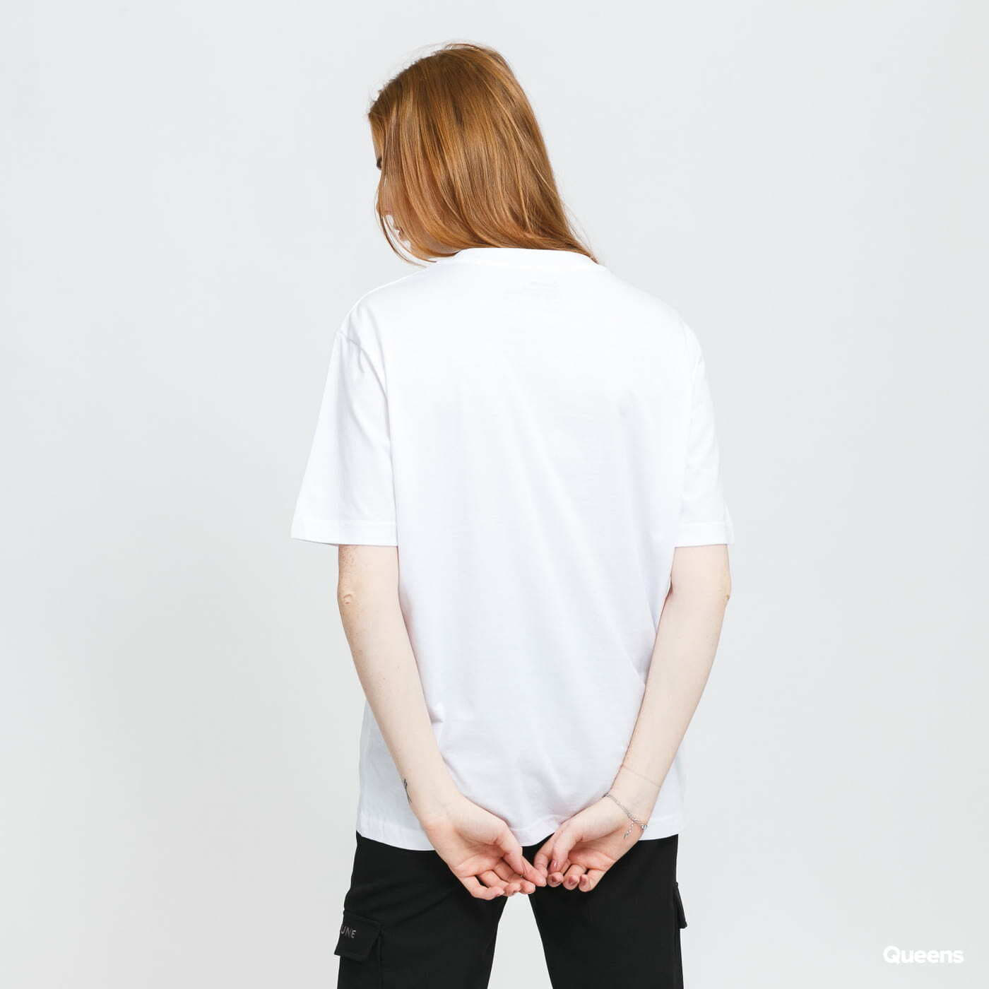 Trička Queens Basic Tee bílé