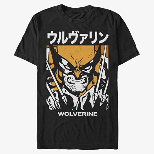 Μπλουζάκι Merch Marvel X-Men - Wolverine Kanji Block Black