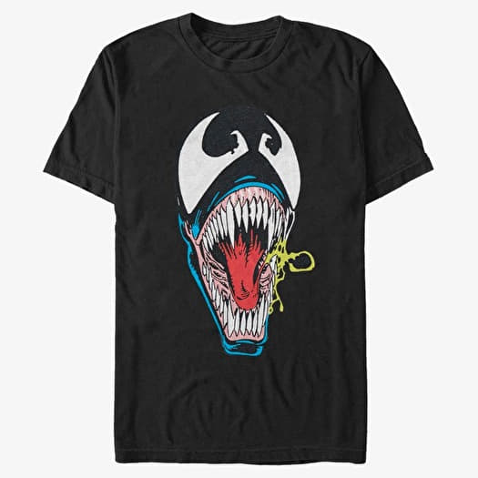 T-shirt Merch Marvel Spider-Man Classic - Retro Face  Black