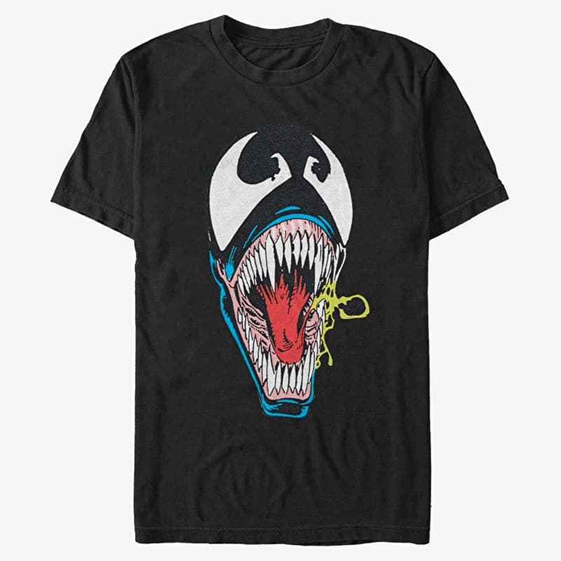 Merch Marvel Spider-Man Classic - Retro Face Black