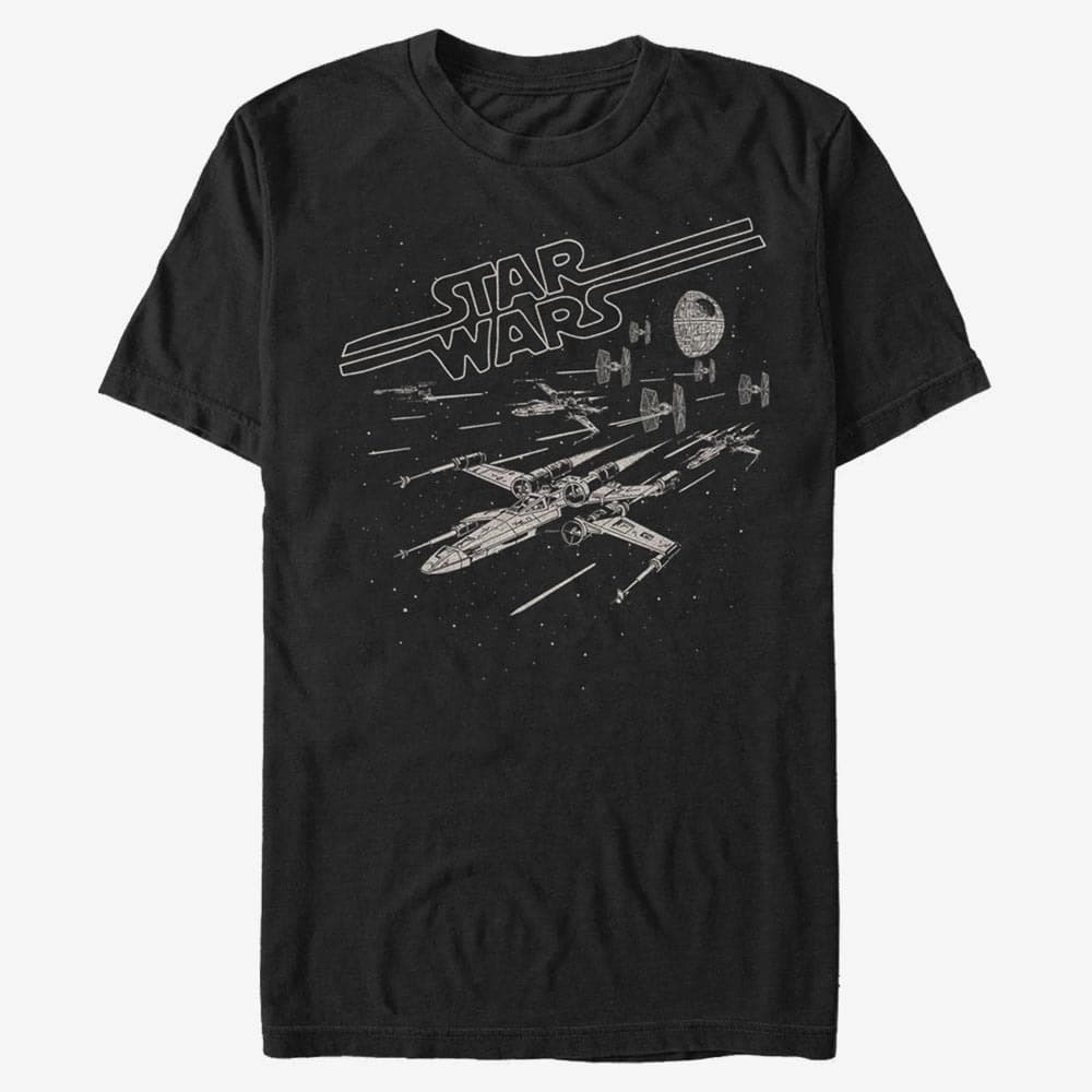 Футболки Merch Star Wars: Classic - Lazer Chase  Black