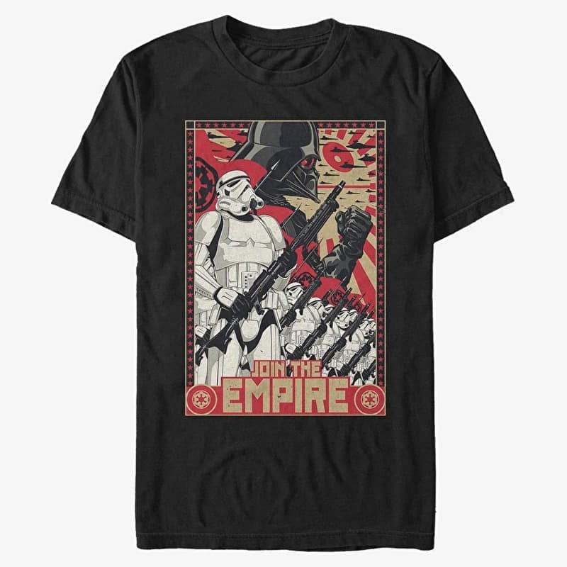 T-krekls Merch Star Wars: Classic - War Time Black