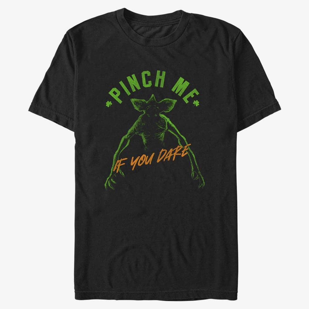 T-shirts Merch Netflix Stranger Things - PINCH ME IF YOU DARE  Black