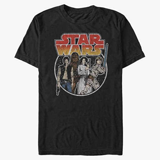 Majica Merch Star Wars: Classic - REBEL GROUP  Black