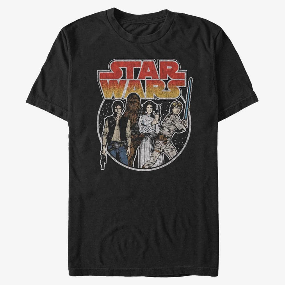 Футболки Merch Star Wars: Classic - REBEL GROUP  Black