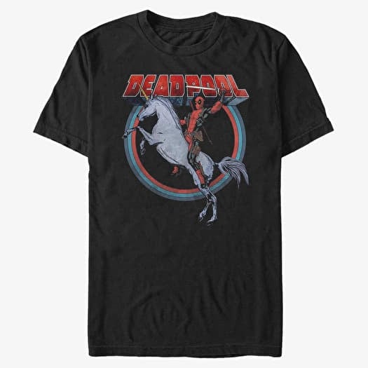 Merch Marvel Deadpool - Deadpool On Unicorn Black