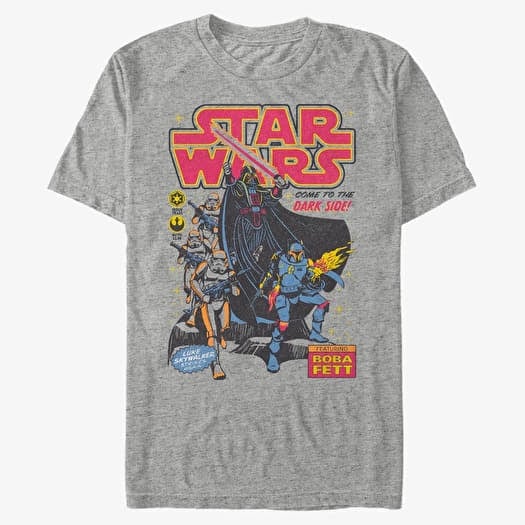 T-shirt Merch Star Wars: Classic - Pop Comic  Heather Grey