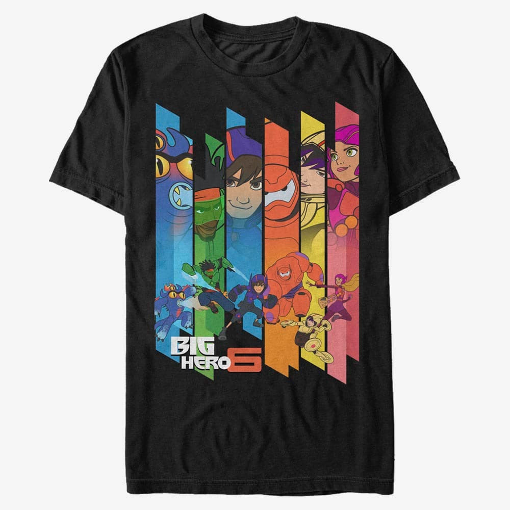 Magliette Merch Disney Big Hero 6 Movie - Curtains Black