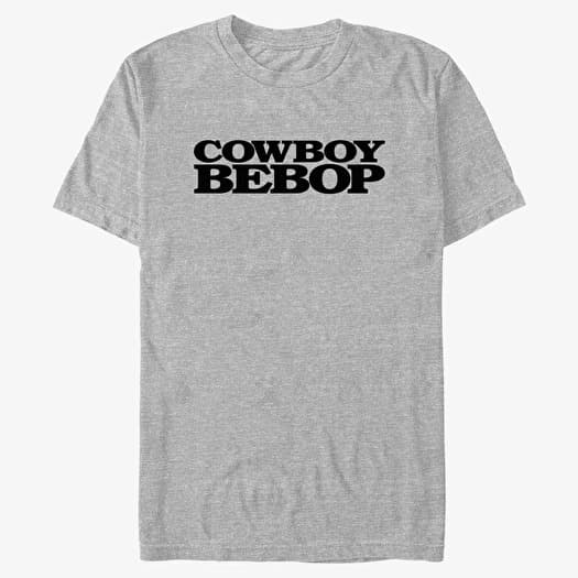 T-shirt Merch Netflix Cowboy Bebop - Bebop Logo  Heather Grey