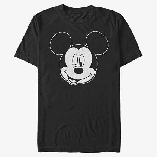 T-shirt Merch Disney Classics Mickey & Friends - Let Me Sleep Outline Black