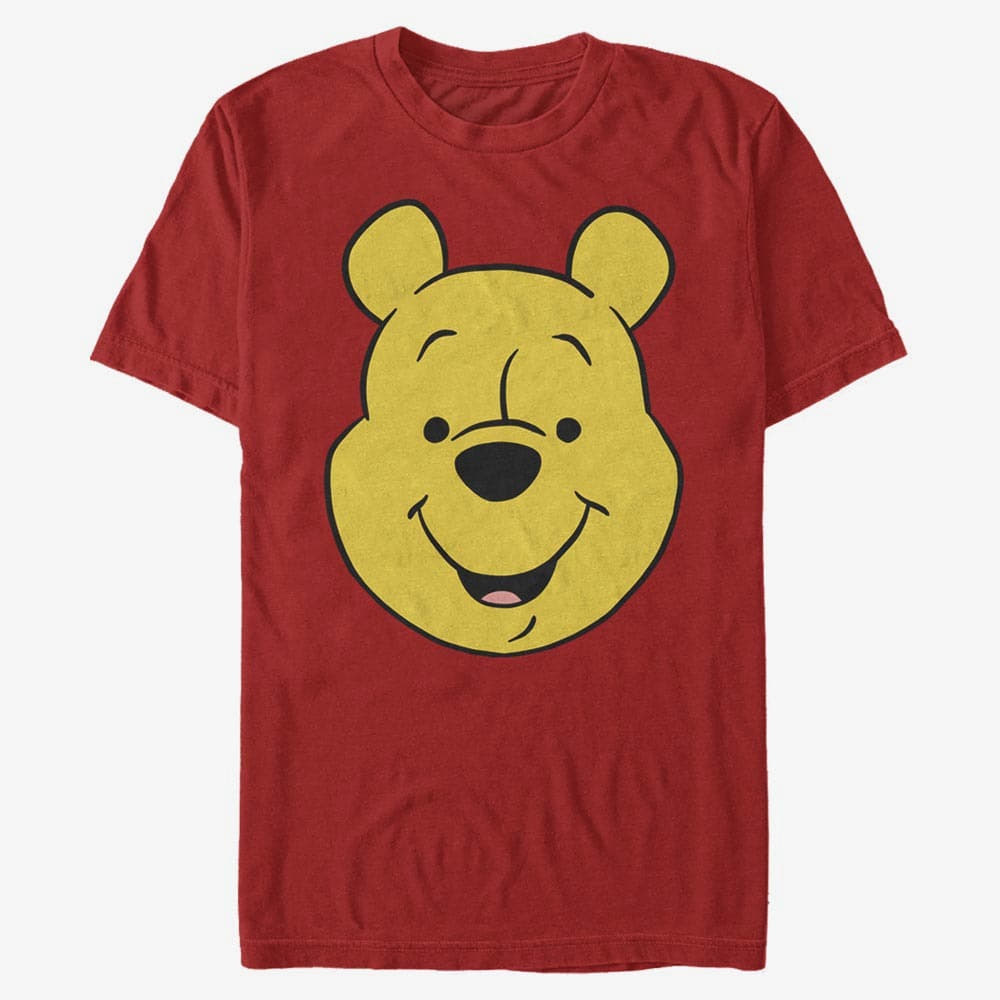 majice kratkih rukava Merch Disney Winnie The Pooh - WinniePooh Big Face Red