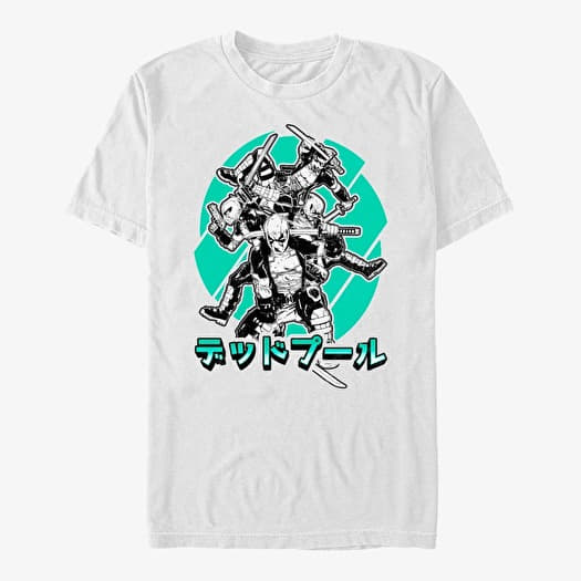 T-paita Merch Marvel Deadpool - Deddopu-ru White