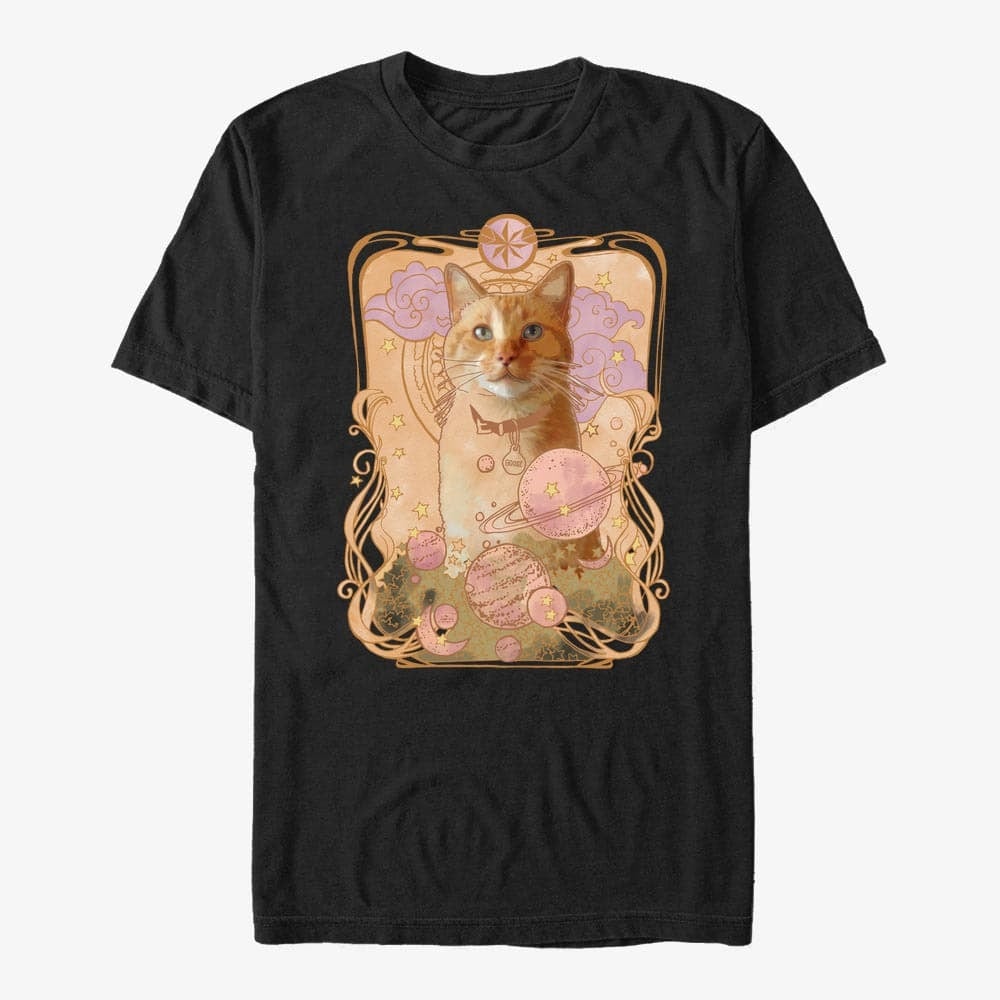 T-särgid Merch Captain Marvel: Movie - Goose Nouveau Men's T-Shirt Black