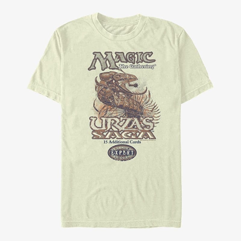 T-Shirt Merch Hasbro Magic: The Gathering - URZAs Saga Minimal Men's T-Shirt Natural