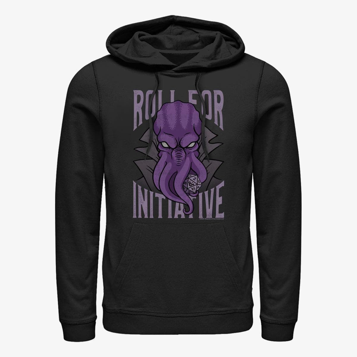 Hoodies and sweatshirts  Merch Hasbro Dungeons & Dragons - Mindflayer Initiative Unisex Hoodie Black