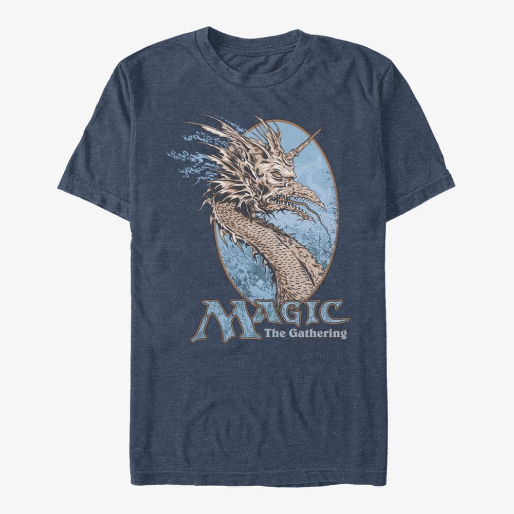 T-Shirts Merch Hasbro Magic: The Gathering - Mirage Men's T-Shirt Vintage Heather Navy