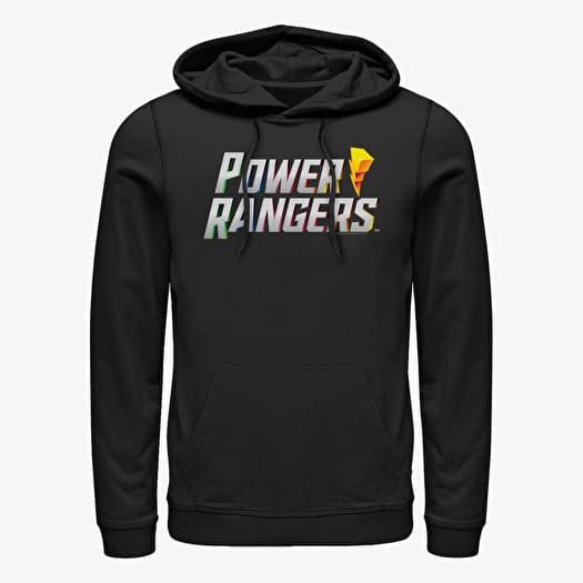 Sweat-shirt Merch Hasbro Vault Power Rangers - Power 3D Logo Unisex Hoodie Black