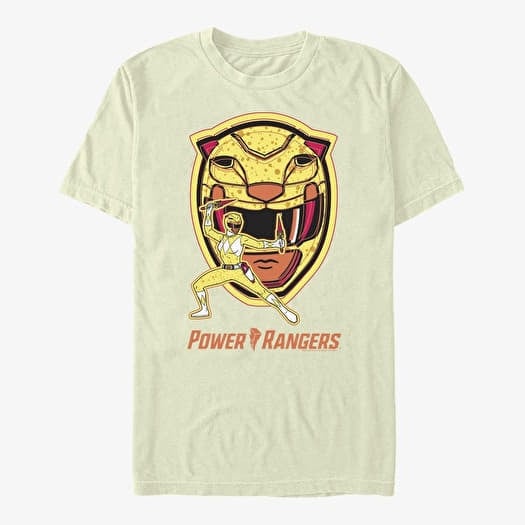 T-shirt Merch Hasbro Vault Power Rangers - Yellow Ranger Hero Men's T-Shirt Natural