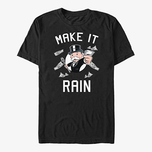T-shirt Merch Hasbro Monopoly - Monopoly Rain Men's T-Shirt Black