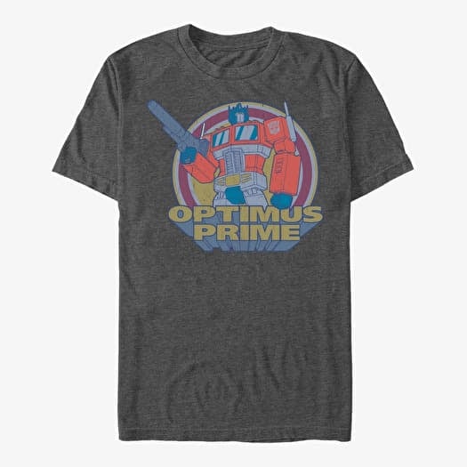 Μπλουζάκι Merch Hasbro Transformers - Epic Optimus Men's T-Shirt Dark Heather Grey