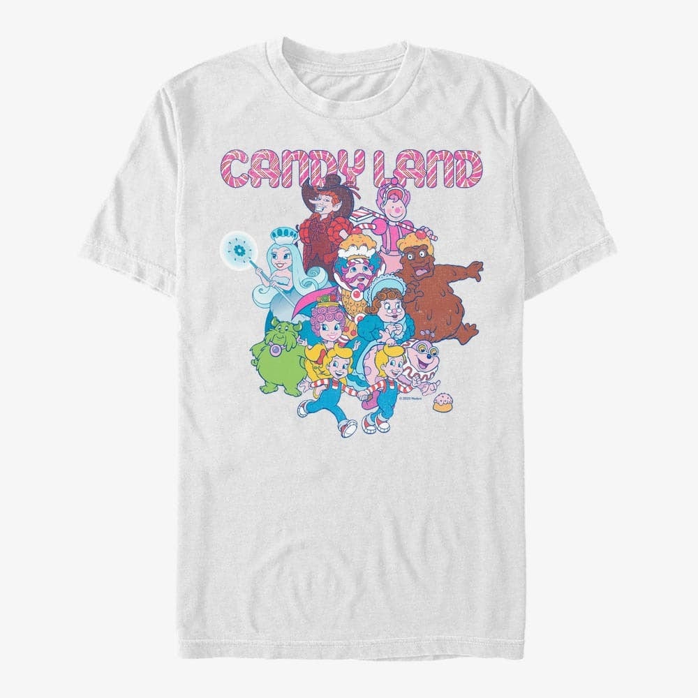 T-shirts Merch Hasbro Candy Land - Candy Bunch Men's T-Shirt White