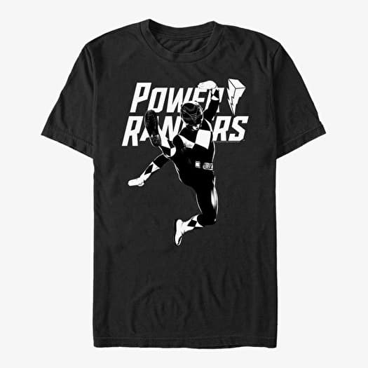 Тениска Merch Hasbro Vault Power Rangers - Black Ranger Big Men's T-Shirt Black