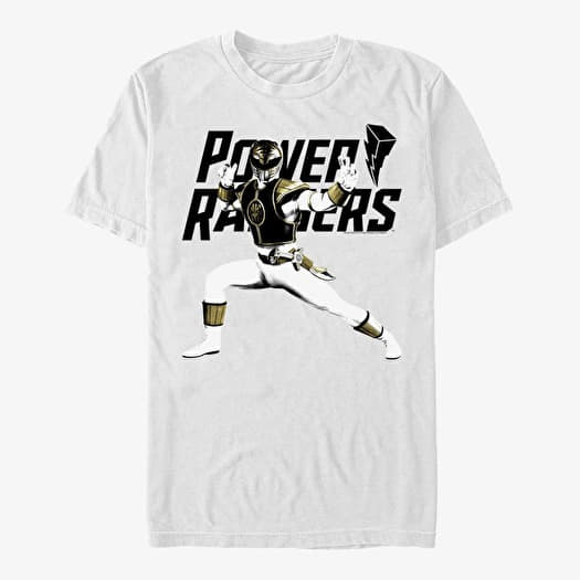 T-shirt Merch Hasbro Vault Power Rangers - White Ranger Big Men's T-Shirt White