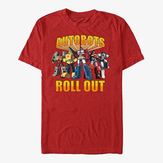 T-krekls Merch Hasbro Transformers - Autobots Rollout Men's T-Shirt Red