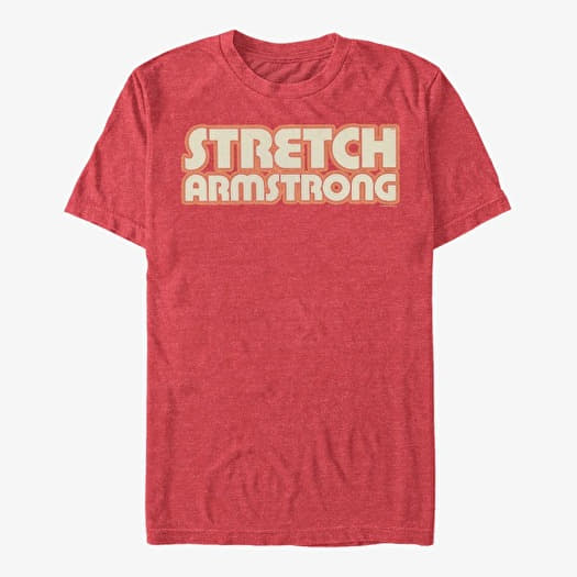 Camiseta Merch Hasbro Stretch Armstrong - Vintage Logo Men's T-Shirt Vintage Heather Red