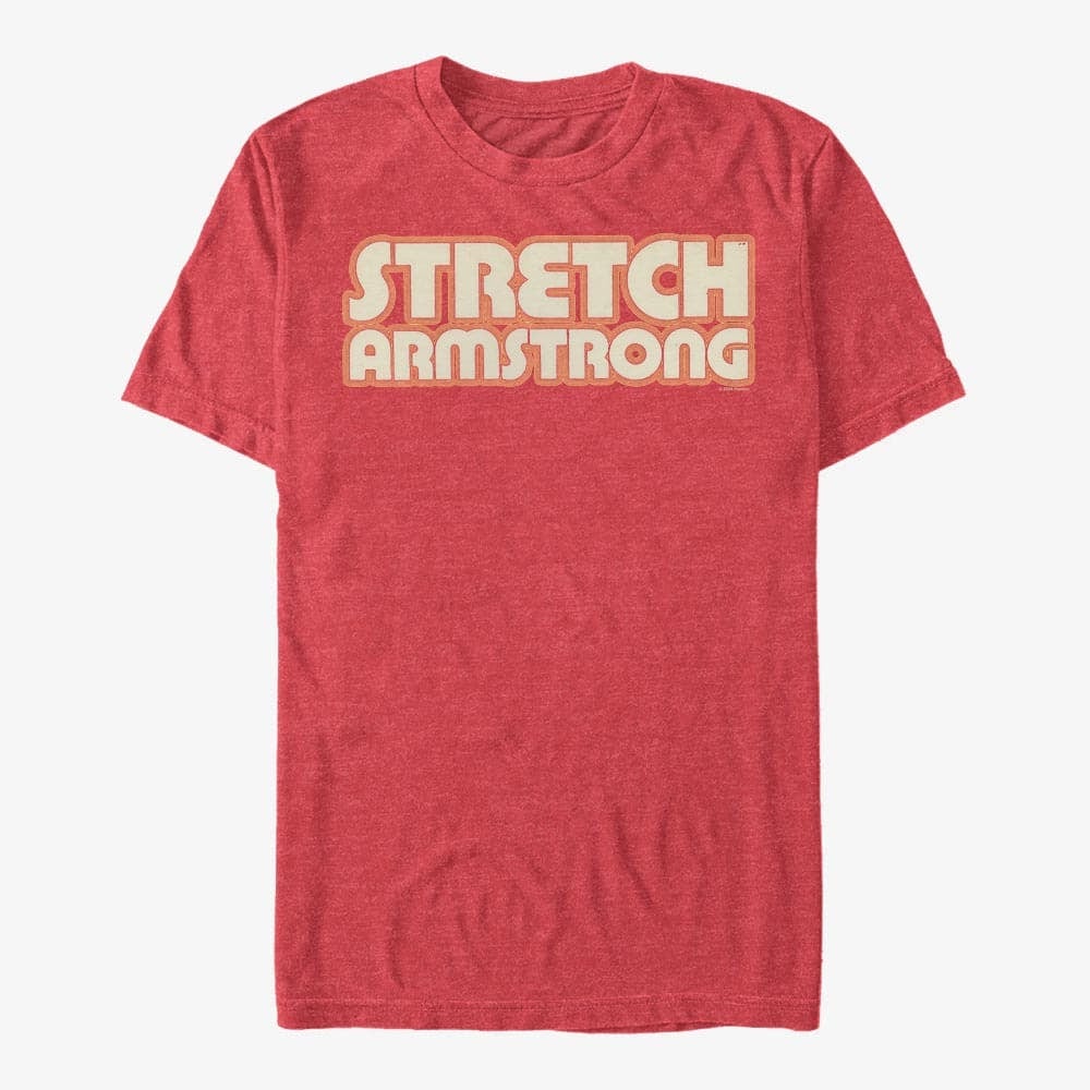 Majice Merch Hasbro Stretch Armstrong - Vintage Logo Men's T-Shirt Vintage Heather Red