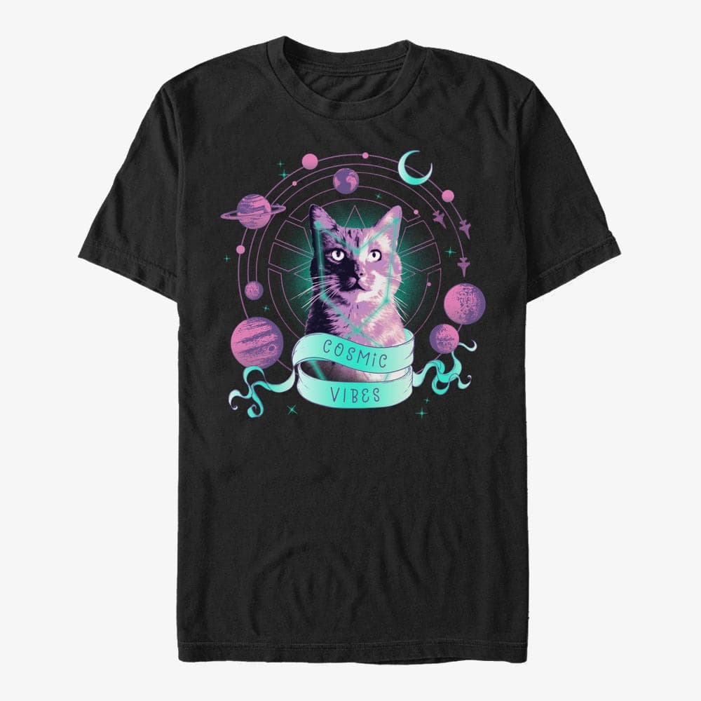 T-särgid Merch Captain Marvel: Movie - COSMIC GOOSE Men's T-Shirt Black
