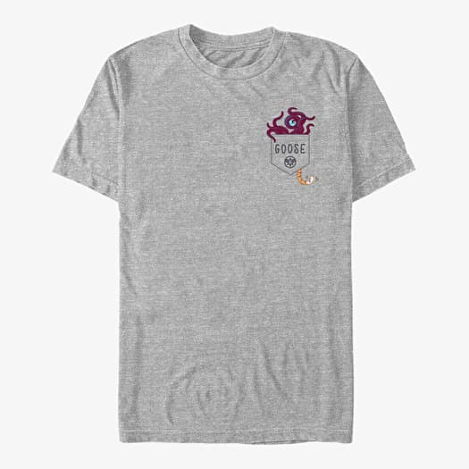Μπλουζάκι Merch Captain Marvel: Movie - Goose Flerken Pocket Men's T-Shirt Heather Grey