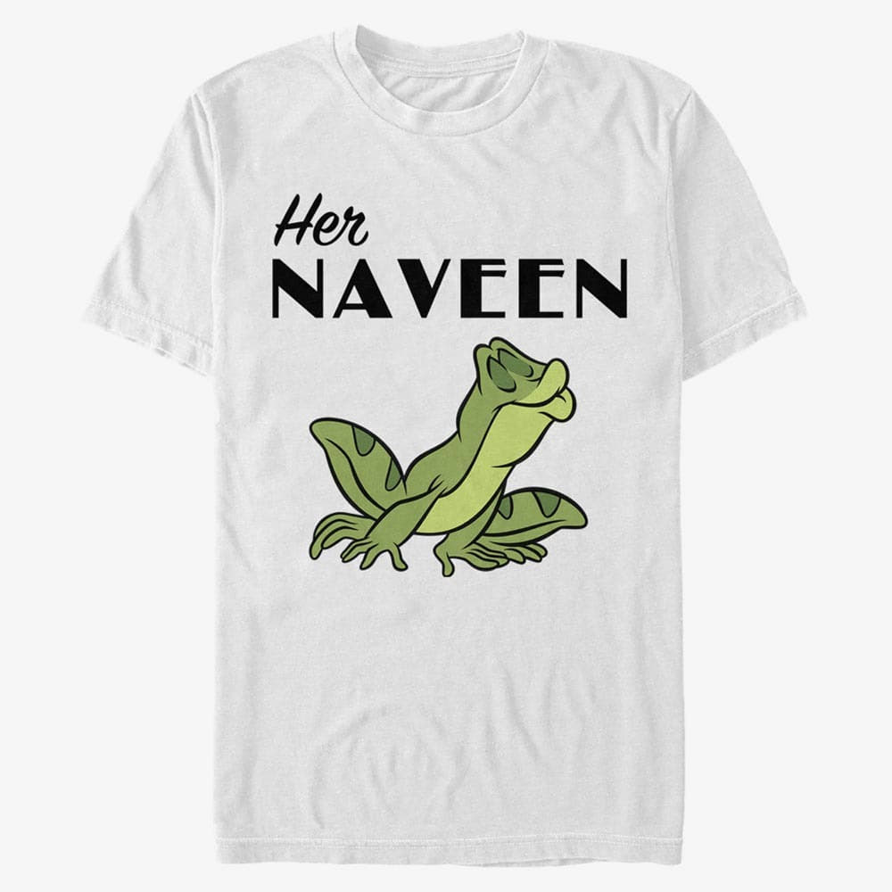 Tričká Merch Disney The Princess & The Frog - Frog Prince Unisex T-Shirt White
