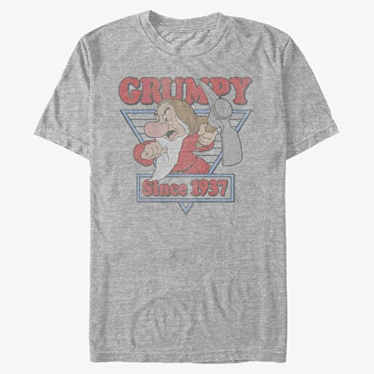 Tričko Merch Disney Princesses - A Little Grumpy Unisex T-Shirt Heather Grey