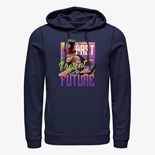Sweatshirt Merch Disney The Princess & The Frog - Facilier Tarot Unisex Hoodie Navy Blue