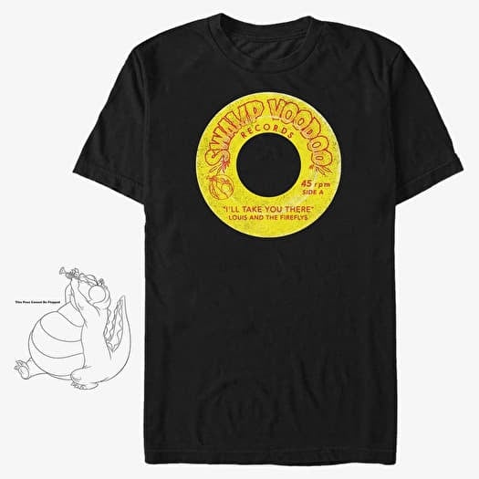 T-shirt Merch Disney The Princess & The Frog - Louis and the Fireflies Unisex T-Shirt Black