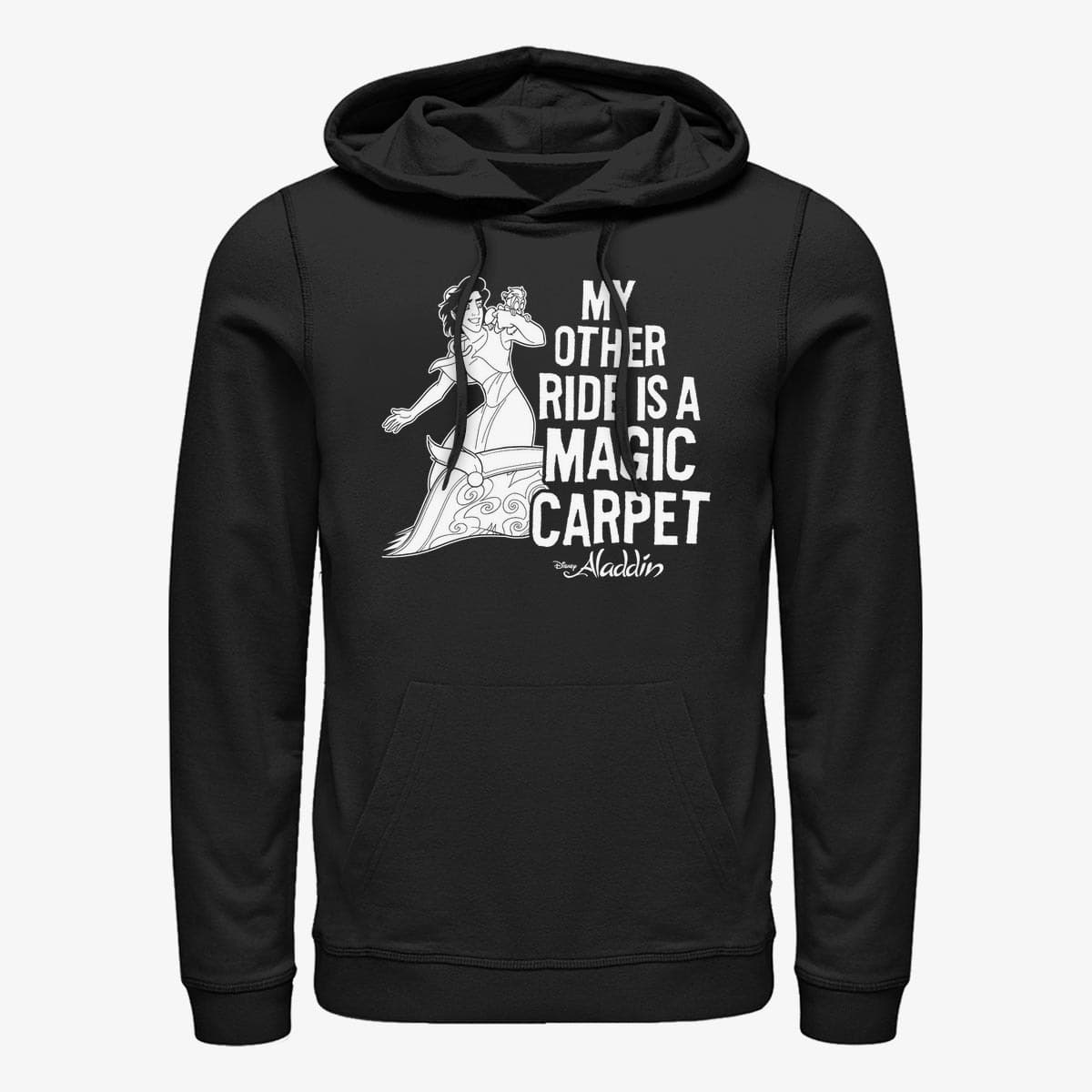 Dukserice Merch Disney Princesses - Other Ride Unisex Hoodie Black